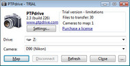 PTPdrive screenshot